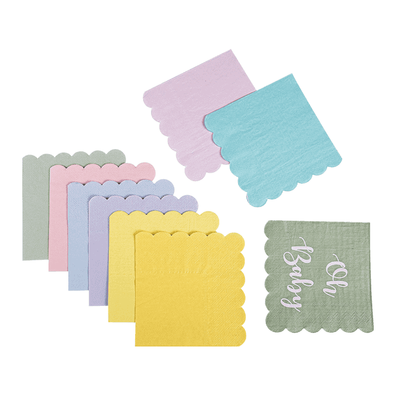 24x24 șervețele colorate de înaltă calitate, tăiate SJ6101