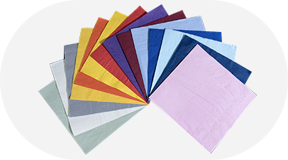 Șervețele de hârtie colorate