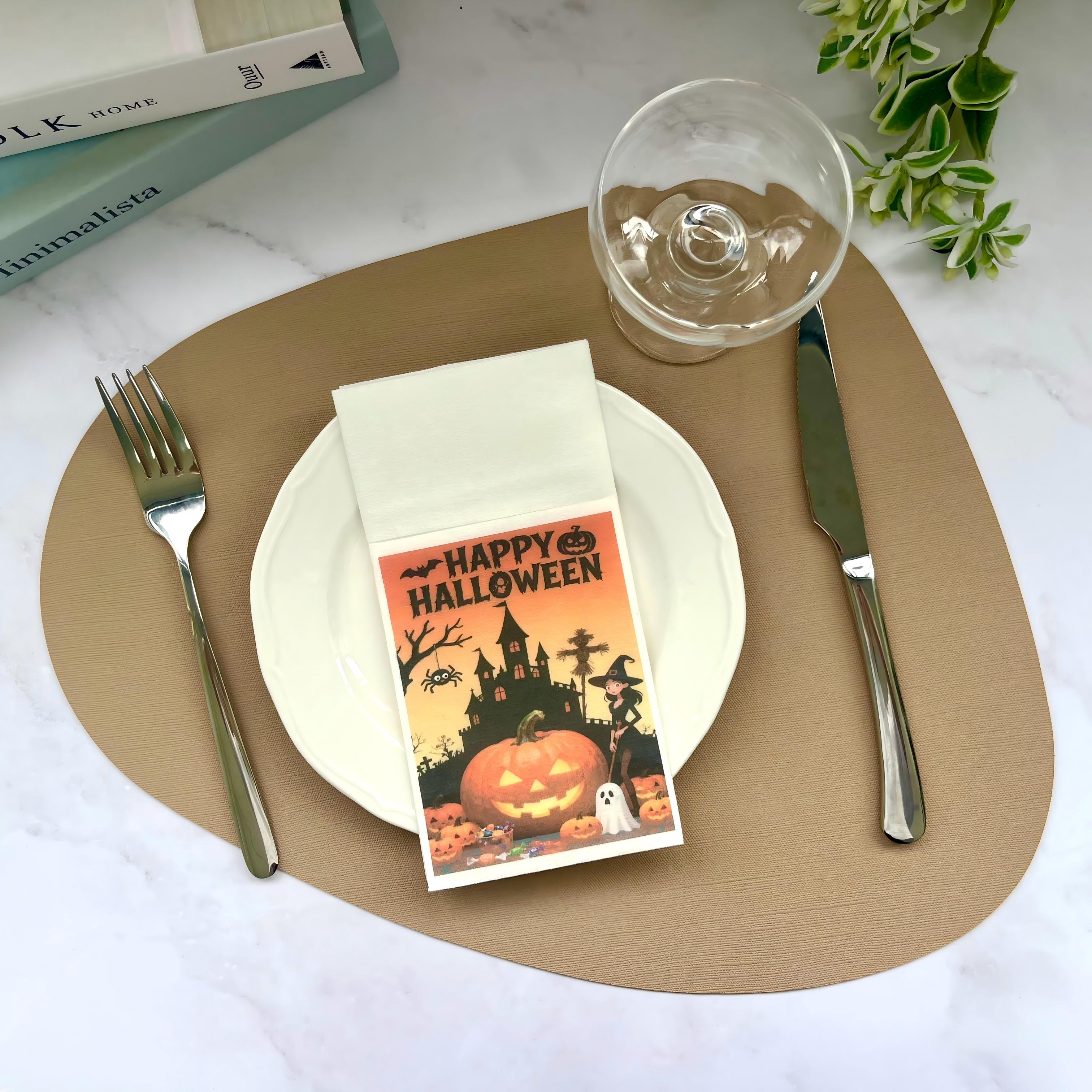 HALLOWEEN Design de imprimare personalizat Servetele Airlaid Hartie Airalid